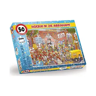 Uitgeverij Personalia Party Puzzel - Hoera! Ik Zie Abraham 1000 Stukjes
