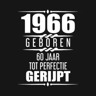 1966 Geboren 60 Jaar Tot Perfectie Gerijpt