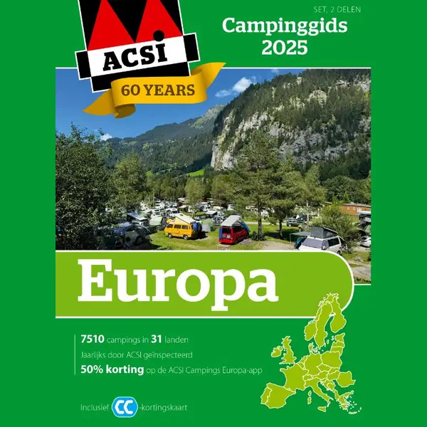 Acsi Campinggids - Europa 2025 (set 2 Delen) 2025 thumbnail