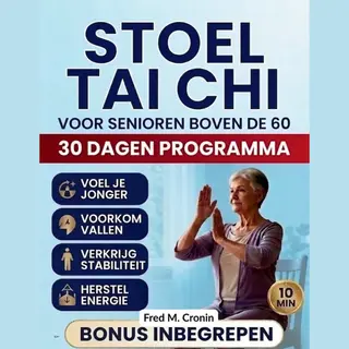 Stoel Tai Chi Voor Senioren Boven De 60, Veilige Zittende Oefeningen Om Het Evenwicht Te Verbeteren, Stijfheid Te Verlichten En De Dagelijkse Energie