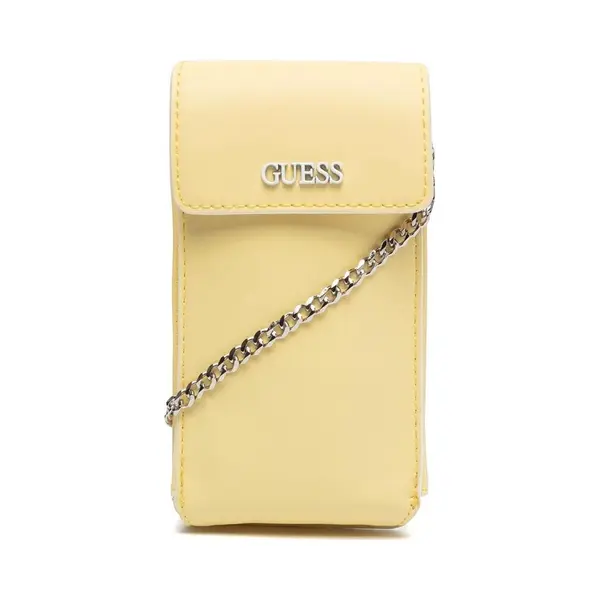 Guess Schoudertas Telefoontasje Picnic Mini Crossbody Bag Lemon Geel thumbnail