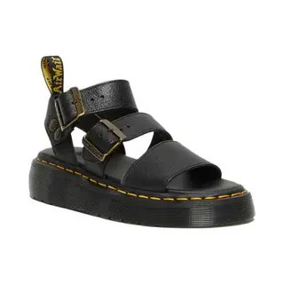 Dr. Martens Sandalen Met Plateauzool Gryphon Quad In Pisa Leer