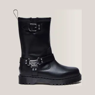 Dr. Martens, Damen, Boots + Stiefel, Dr Martens Stivali Nero, Schwarz, (37)