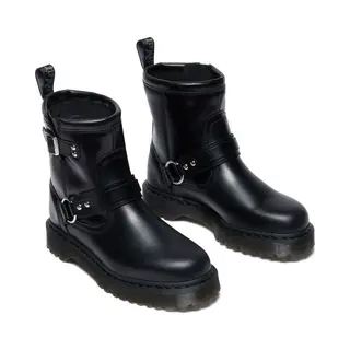 Dr. Martens Bikerlaars - Anistone Hrns - Black Orleans - EU36 Tot EU40 - Voor Vrouwen - Zwart