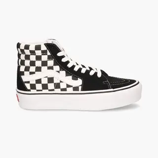 Vans Checkerboard Sk8-Hi Platform 2.0 Zwart/Wit