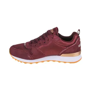 Skechers Og 85 Gold Gurl Burg Burgundy Womens Trainers 111 In A Plain Textile In Size 4