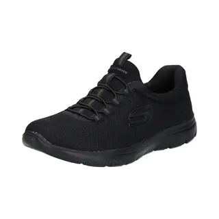 Skechers Womens Summits Top Player Sneaker, Black, 3 Uk