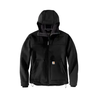 Carhartt Super Dux Relaxed Fit Sherpa Actieve Gevoerde Geïsoleerde Jas Voor Heren, Zwart, S
