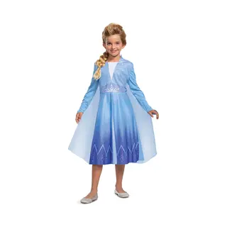 Disguise Disney Officieel Standaard Kostuum Ijskoningin Elsa Jurk Ijskoningin Meisjeskostuum Frozen 2 Frozen Kinderkostuum Kerstmis Carnaval M