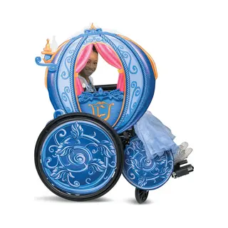 Disguise Disney Prinses - Cinderella, Disney Prinses Carriage Adaptieve Rolstoelhoes, Maat One Size, Meisjes