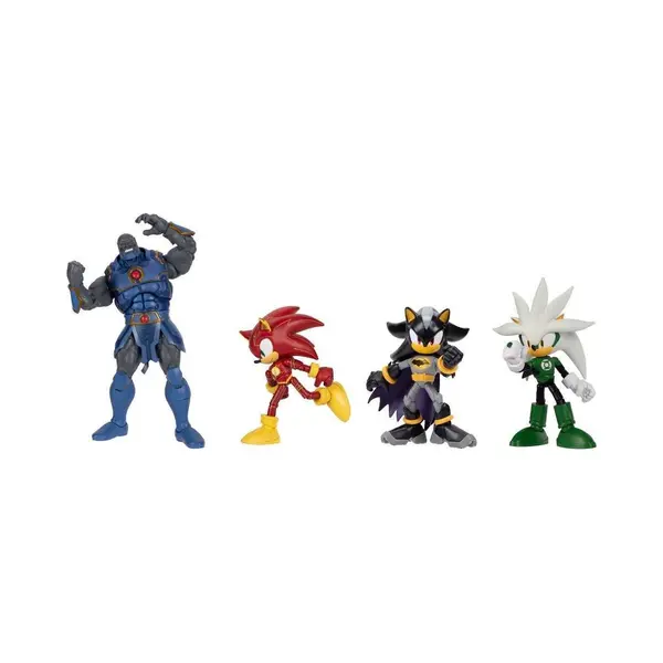 Jakks Pacific Dc X Sonic The Hedgehog - Figure 5 Power Vs Speed 4-pack (429094) thumbnail