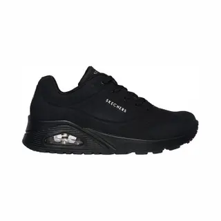 Skechers Uno Damessneakers, Zwart