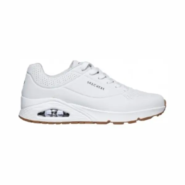 Skechers For Man. 52458 Uno Stand On Air Sneakers White (46), Flat, 1 To 3 Cm, Laces, Casual, Sport, Running thumbnail