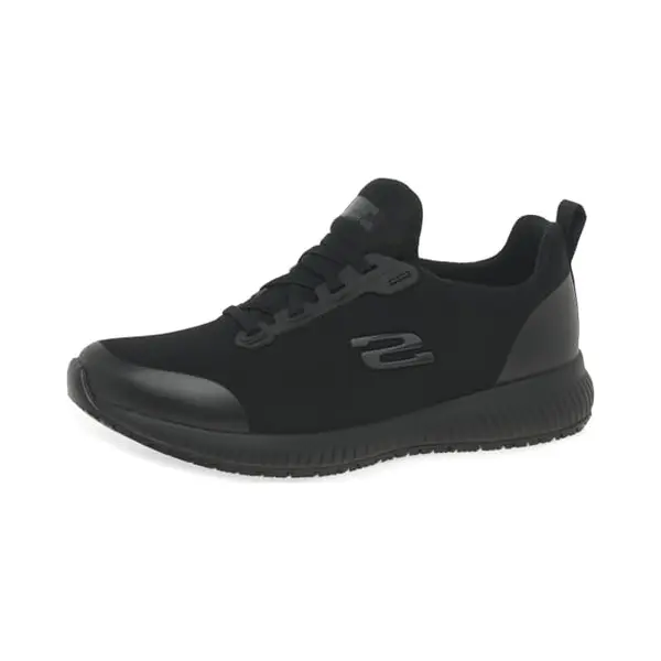 Skechers Squad Sr Occupational Shoe In Black thumbnail
