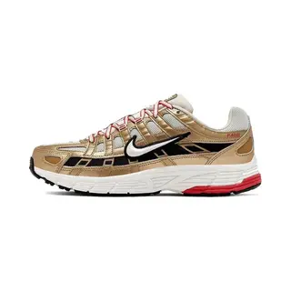 Nike P-6000 Women's Sneakers - Gold - Size 9 - Leather & Textile, Synthetics