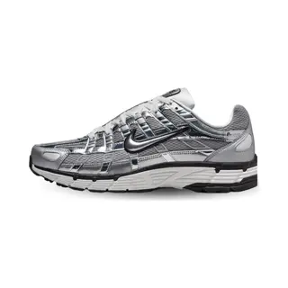 Nike P-6000 Metallic Zilver Heren Sneakers Zeil Zwart CN0149-001 35.5