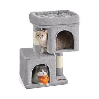 Feandrea 67 Cm Katzenbaum Klein Hellgrau