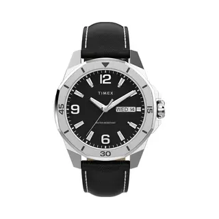 Timex Analoog Horloge 'Essex' Zwart / Zilver