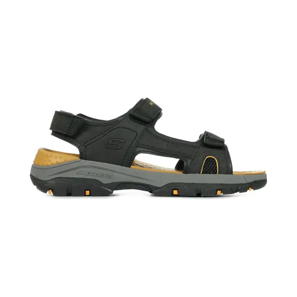 Skechers Men's Tresmen Hirano Open Toe Sandals, Black Synthetic Blk, 9 Uk thumbnail