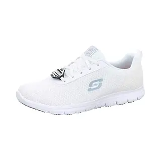 Skechers Work Ghenter Bronaugh Sneakers Wit - Maat 39