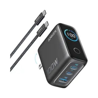 Anker Lader B121b 100w 2c1a Met Display