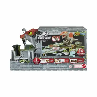 Mattel Jurassic World Crushivores Spinosaurus Cage Crasher