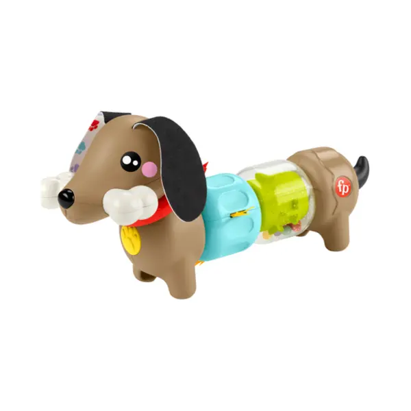 Fisher-Price Fp Pets Klicken & Drehen Aktivitätshündchen Sensorikspielzeug mit feinmotorischen Aktivitäten für Babys thumbnail