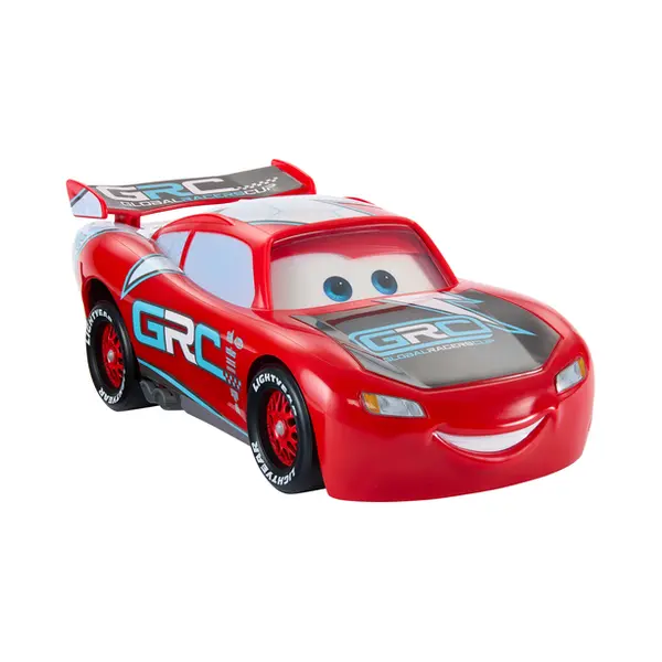 Mattel Disney Pixar Cars Disney and Pixar Cars Global Racers Cup Drift & Race Lightning McQueen Toy Vehicle with 2 Modes thumbnail