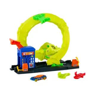 Hot Wheels City Kronkelende Slang in de Aanval