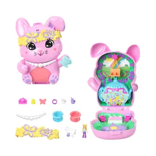 Polly Pocket Compacte Speelset Theefeestje Konijn