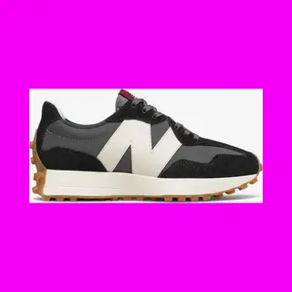 New Balance 327 Shoes Black Grey White Women - 41