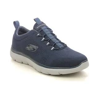 Skechers, Mannen, Sneakers, Summits Louvin, Blauw, (42)