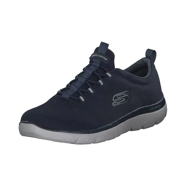 Skechers Herren Summits Louvin Turnschuhe, Navy Mesh/Pu/Trim, 48.5 Eu thumbnail