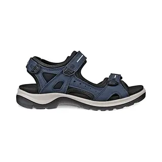Ecco Offroad Lady Navy Nubuck Womens Walking Sandals 069563-02038 In A Plain Nubuck Leather In Size 42