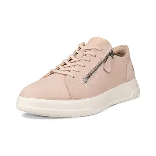Ecco Move W Zip Rose Womens Lacing Shoes 223813-61541 In A Plain Nubuck Leather In Size 40