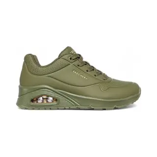 Skechersvoor Vrouwen. 73690 Trainers Uno Stand On Air Groen (38), Plat, Veters, Casual