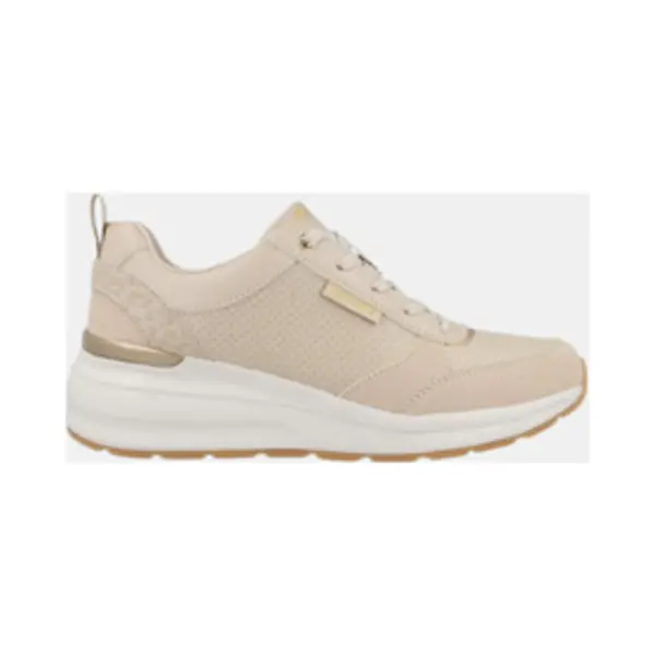 Skechers Women's Billion Subtle Spots Sneaker, Off White Dura Leather/Off White Leopard Tri, 3 Uk thumbnail