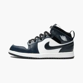 Nike Jordan 1 Mid Ps Trainers 640734 Sneakers Shoes (Uk 11.5 Us 12C Eu 29.5, Armory Navy White Black 411)