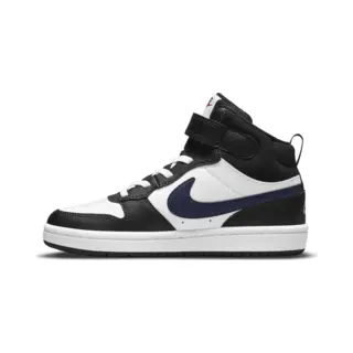 Nike Court Borough Mid 2 Kleuterschoenen - Wit