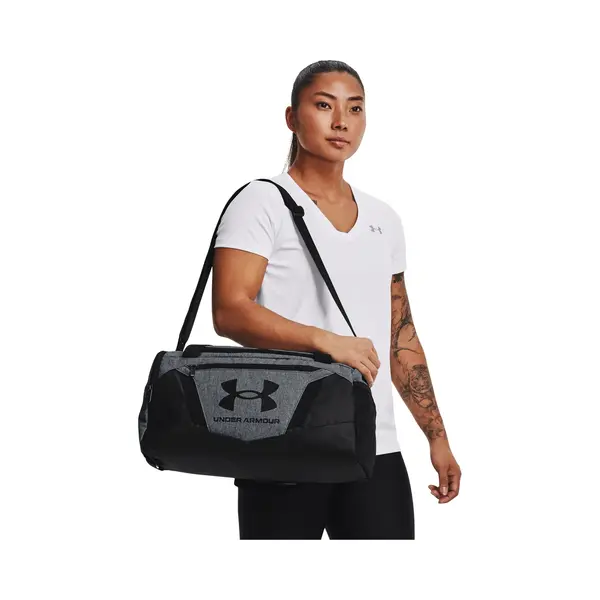 Under Armour Unisex Contain Duo Duff Md, Medium Heather Grey (012)/Zwart, Xs, Undeniable 5.0 Plunjezak thumbnail