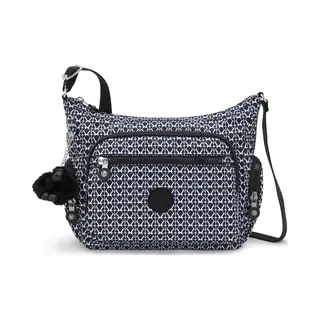 Kipling Schoudertas 'Gabbie' Zwart / Wit