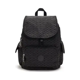 Kipling Kipling Kipling City Pack S Small Backpack, Signature Emb (Black)