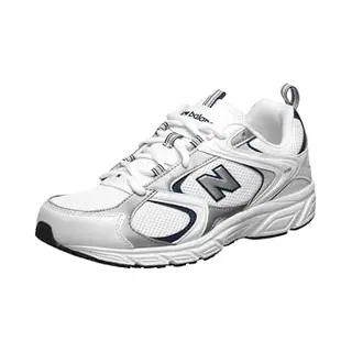 New Balance 408 Sneakers Voor Heren, Wit Zwart, 42 Eu