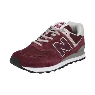 New Balance Sneakers Laag '574' Poederroze / Robijnrood / Wit