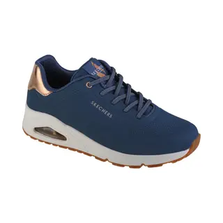 Skechers Women's Uno Stand On Air Trainers, Navy Blue, 4 Uk