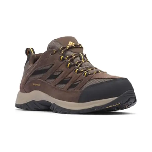 Columbia Men's Crestwood Wp, Low Rise Trekking And Hiking Shoes, Mud/Squash, 9.5 Regular thumbnail