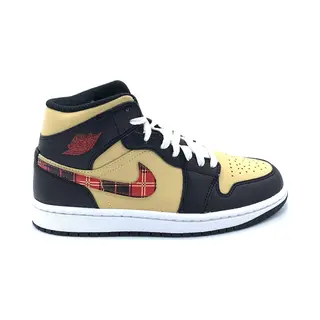 Nike Air Jordan 1 Mid 'Tartan Swoosh'- Sneakers- Maat 38.5