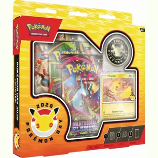 Pokémon Kaarten - Pokemon Day 2026 Collection - Booster Bundle - 3 Booster Packs - 30 Kaarten Totaal + 1 Foil Promo Kaart Met Pikachu En Een Pokémon