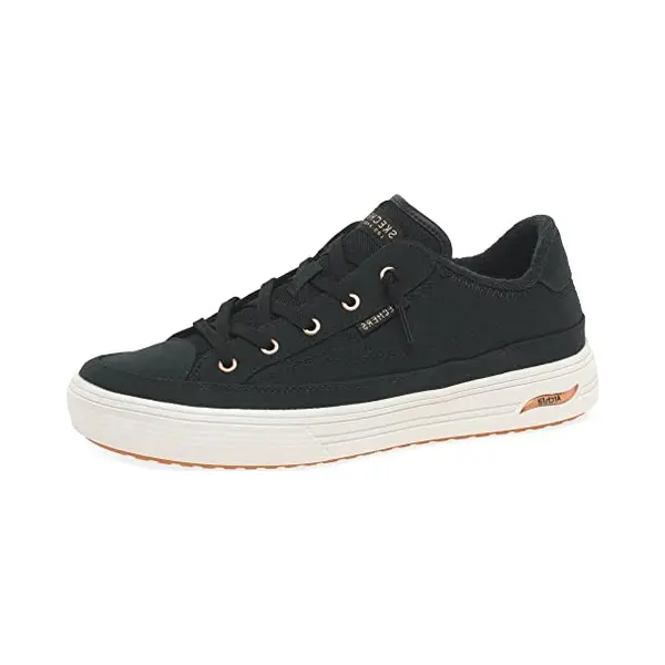 Skechers Arch Fit Arcade-Meet Ya There Dames Sneakers - Zwart thumbnail