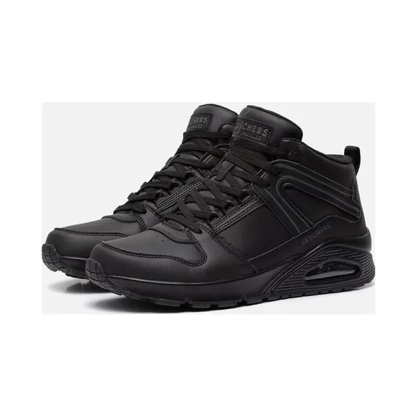 Skechers, Mannen, Sneakers, Uno - Keep Close Heren Sneakers - Zwart - Maat 44, Zwart, (44) thumbnail